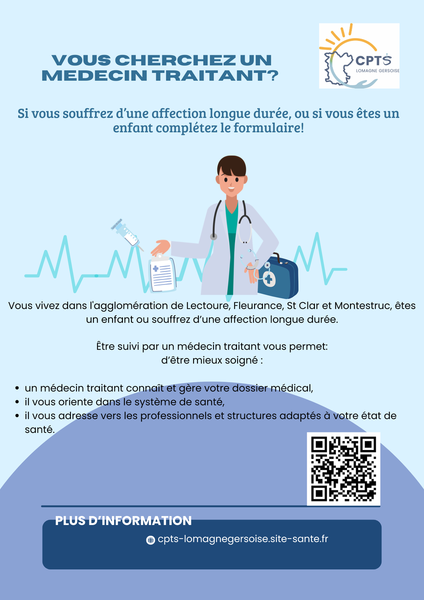 ALD recherche médecin traitant&nbsp;! C’est par ici&nbsp;!