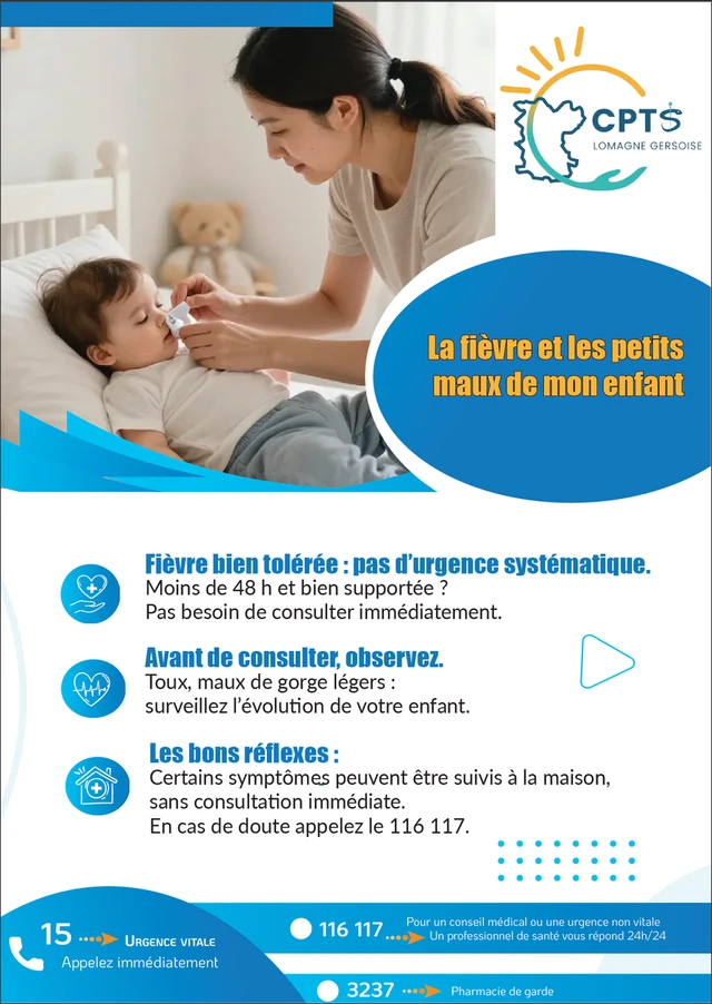 La fièvre et les petits maux de mon enfant