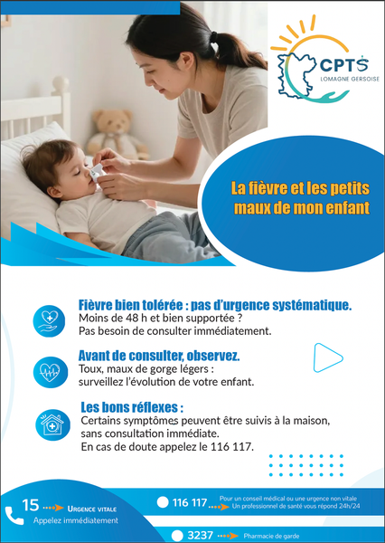 La fièvre et les petits maux de mon enfant