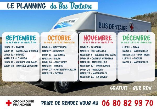 Tournée du Bus Dentaire