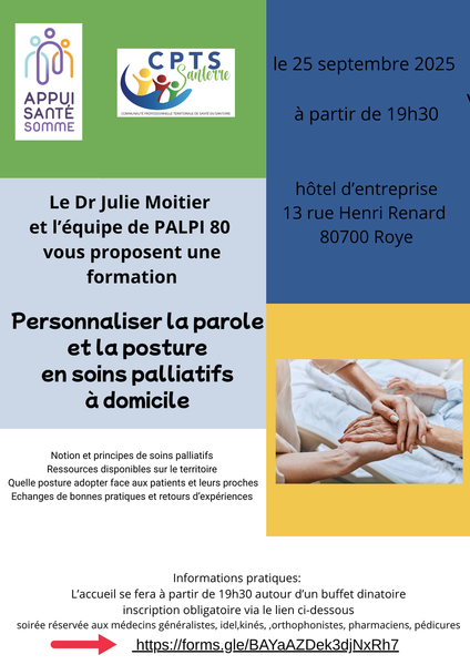 Personnaliser la posture et la parole en soins palliatifs à domicile