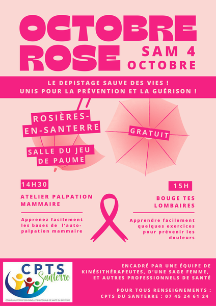 Octobre rose Rosières en Santerre
