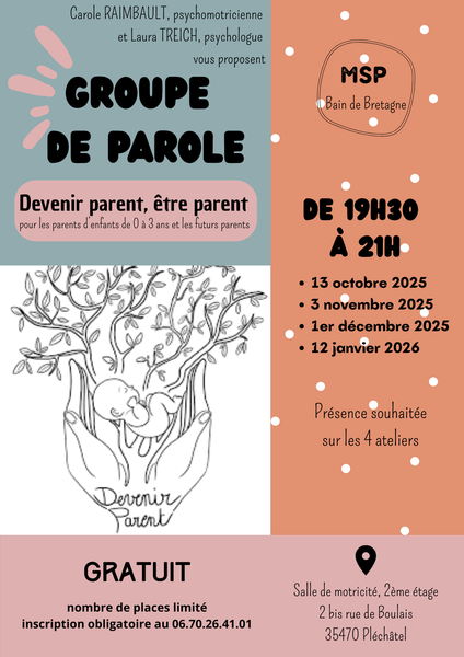 GROUPE DE PAROLE - Devenir Parents