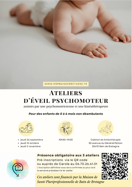 ateliers d'éveil psychomoteur pour les tout petits
