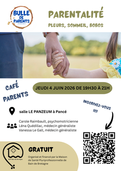 café parents - parentalité (pleurs, sommeil, bobos)