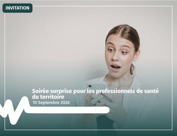 Soirée surprise pour les professionnels de santé du territoire