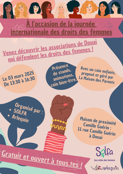 Journée internationale des droits des femmes à Douai