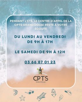 Le Centre de Soins Non Programmés de la CPTS Grand Douai reste ouvert durant l'été