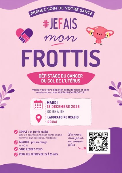  #JEFAISMONFROTTIS : un dépistage gratuit et sans rendez-vous à Douai