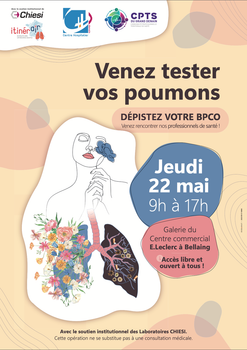 Journée de sensibilisation et de dépistage de la BPCO : la CPTS du Grand Denain et le CH de Denain se mobilisent