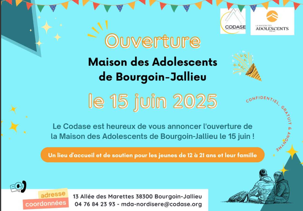 Breaking news : La Maison des Ados ouvre sur notre territoire !