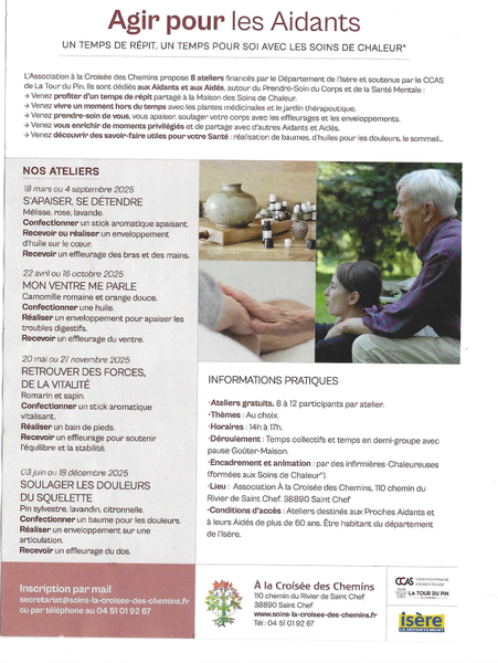  Aidants, vous n’êtes pas seuls : des ateliers pour souffler, échanger, se ressourcer