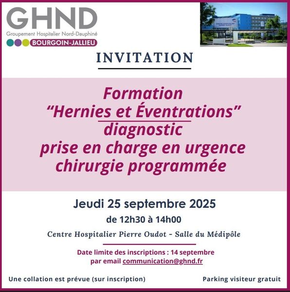 Formation « Hernies et Éventrations » : diagnostic, prise en charge et chirurgie