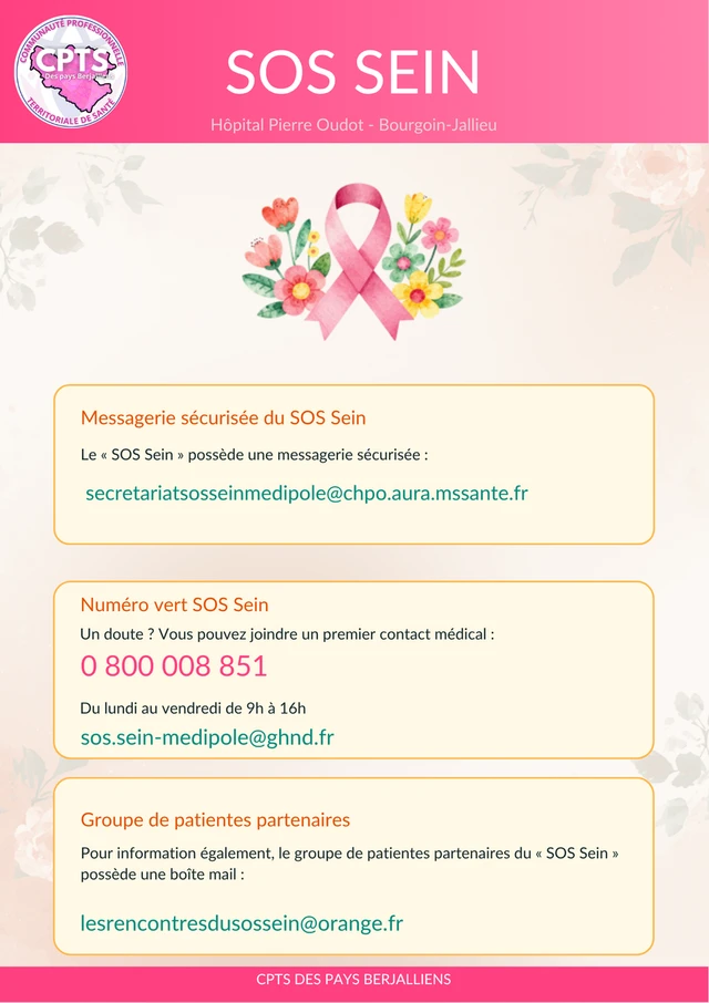 SOS Sein : un soutien à chaque étape