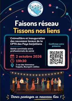 Crémaillère et inauguration des nouveaux locaux de la CPTS des Pays Berjalliens