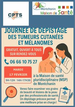 2ᵉ Journée de dépistage des tumeurs cutanées et mélanomes à Montchanin