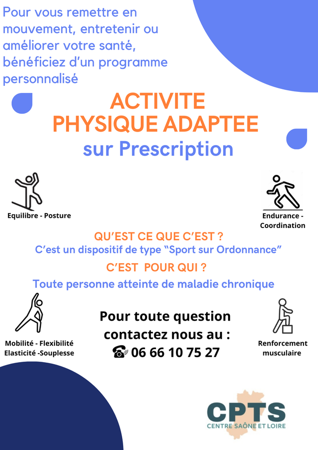 Mise en place de l'Activité Physique Adaptée