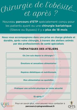 Vous avez bénéficié d'une chirurgie bariatrique il y a plus de 18 mois et vous n'êtes plus suivi aujourd'hui ?