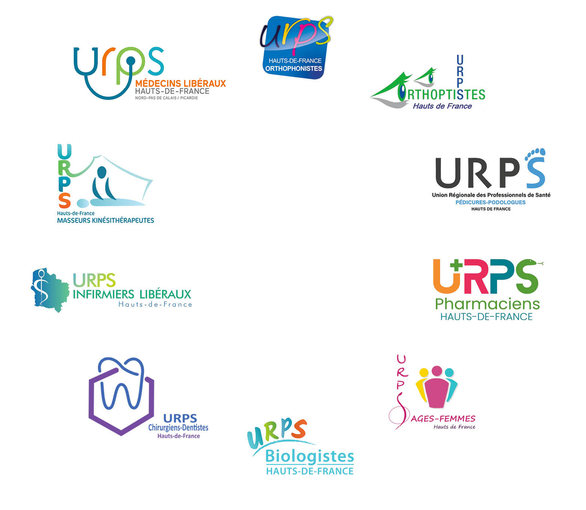 logo Les Unions Régionales des Professionnels de Santé (URPS) des Hauts-de-France